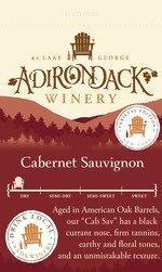 Adk Winery Cab Sav Shelf Talker